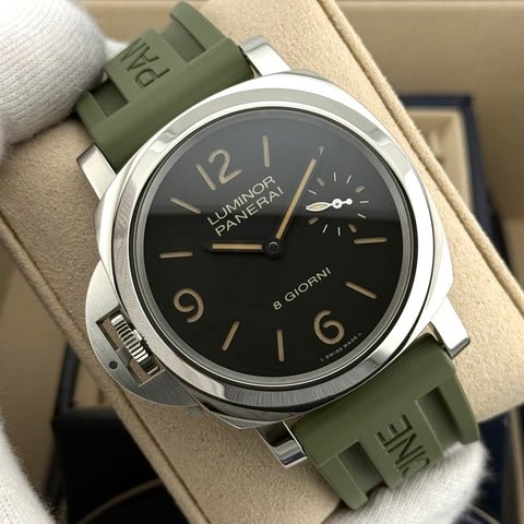 Panerai Luminor Destro Otto Giorni „Boutique Edition“ Ref. PAM01655 | Full-Set 12/2024 | NEU | Unworn | Panerai Garantie 12/2032 | 44mm | Top