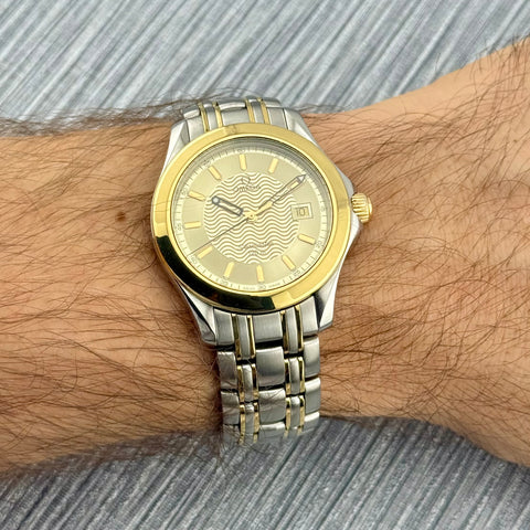 Omega Seamaster 120M Ref. 2311.11 | Full-Set 2001 | Stahl/Gold | Quartz | 36mm | bi-color | Top