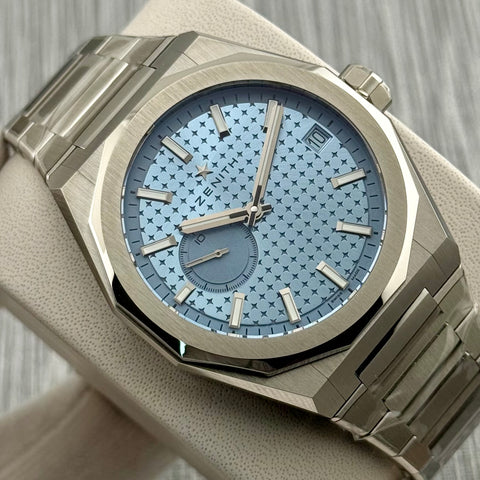 Zenith Defy Skyline Boutique Edition Ref. 03.9300.3620/15.I001 | Full-Set 02/2025 | Unworn | Ice Blue | 41mm | Sofort Verfügbar